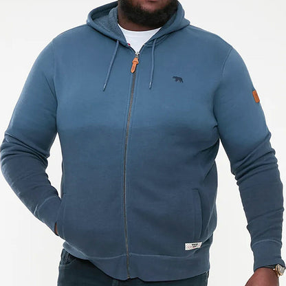 D555 Plus Size Hulk Dip Dye Hoodie Blue