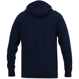 D555 Plus Size Irvin Jacquard Zip Hoodie Navy