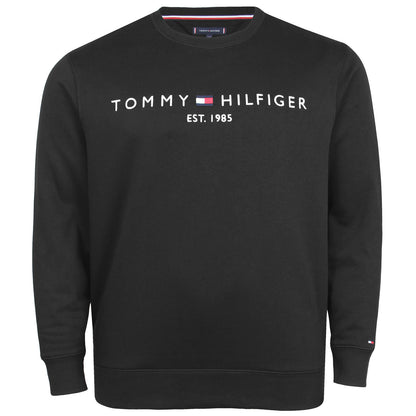 Tommy Hilfiger Plus Size Logo Sweatshirt Black