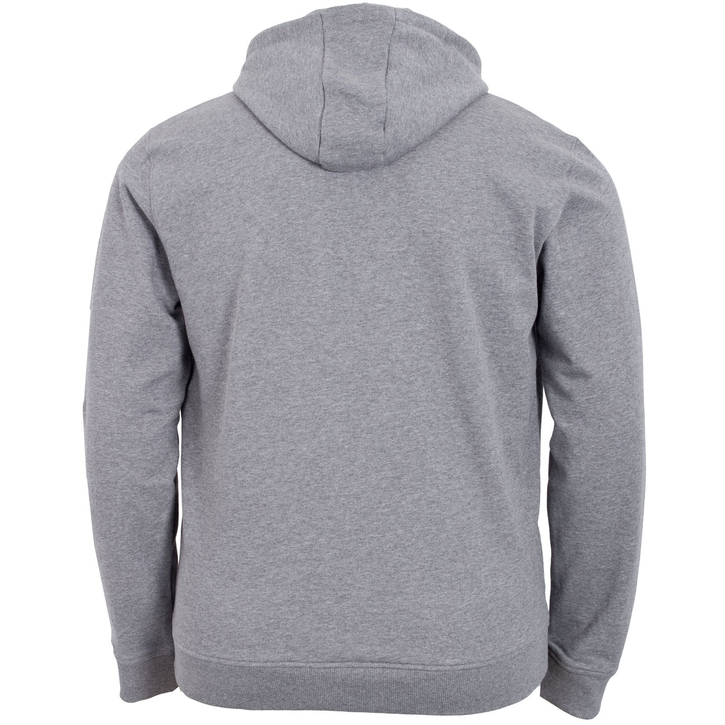 Plus Size Ml420 Zip Through Hoodie Mid Grey Marl