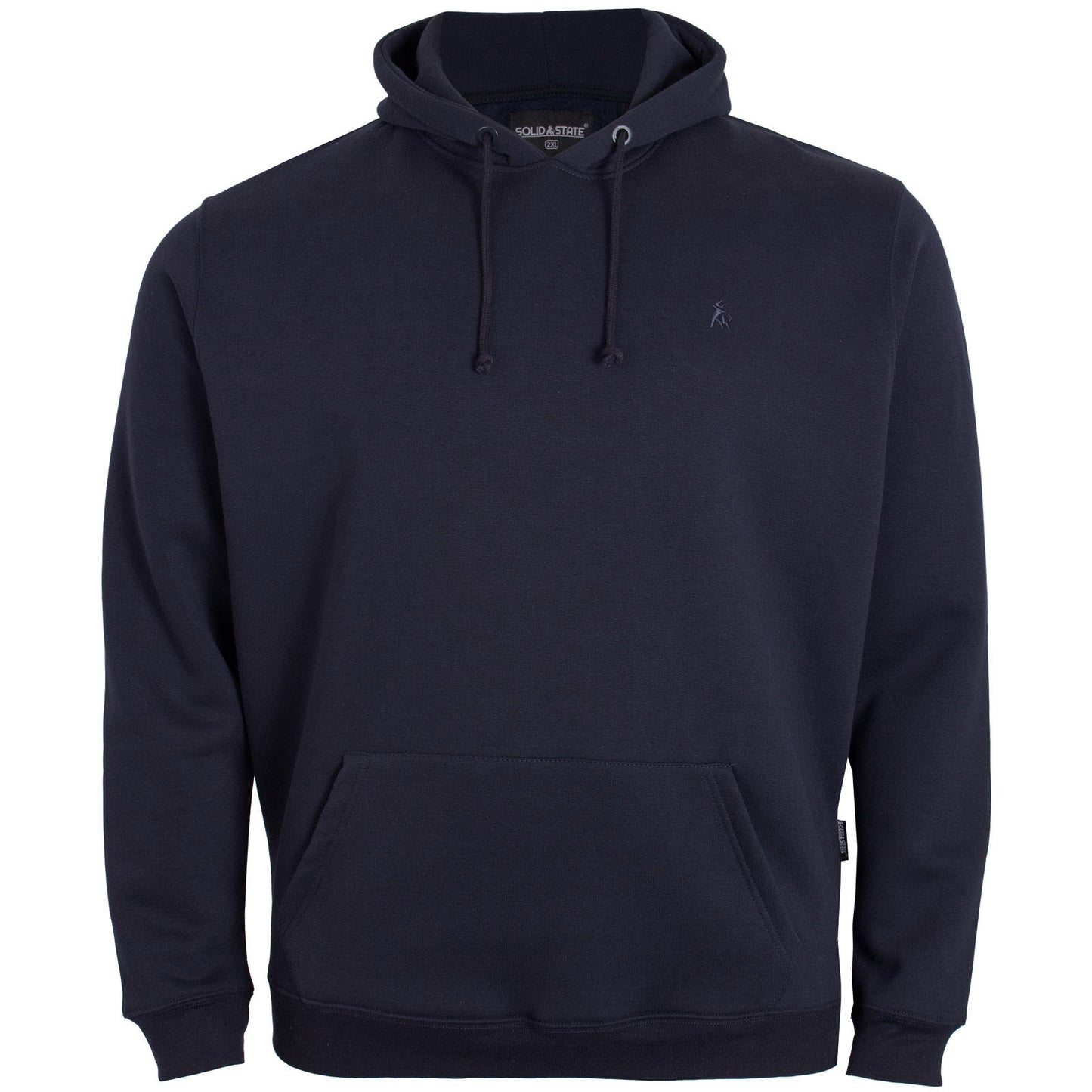 Plus Size Back Logo Hoodie Navy