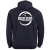 Solid State Plus Size Back Logo Hoodie Navy