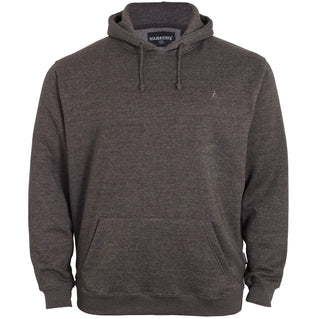 Solid State Plus Size Beer Idea (Back Print) Hoodie Grey Marl