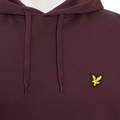 Plus Size Ml416 Pullover Hoodie Burgundy