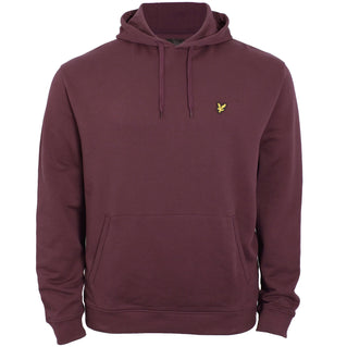 Lyle & Scott Plus Size Ml416 Pullover Hoodie Burgundy