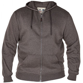 Rockford Plus Size Cantor Zip Hoodie Grey