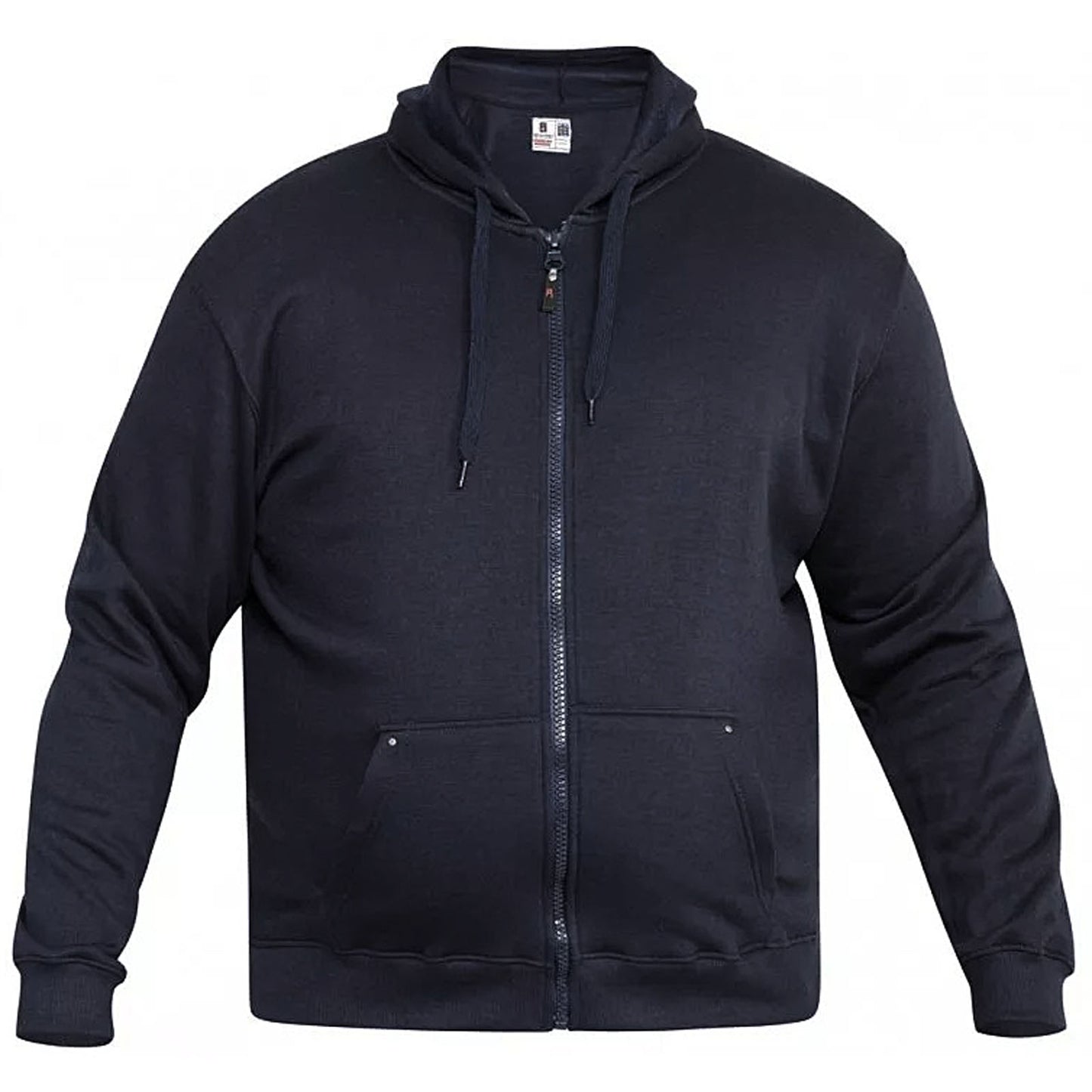 Plus Size Cantor Zip Hoodie Navy