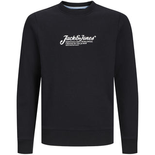 Jack & Jones Plus Size Beau Sweatshirt Black