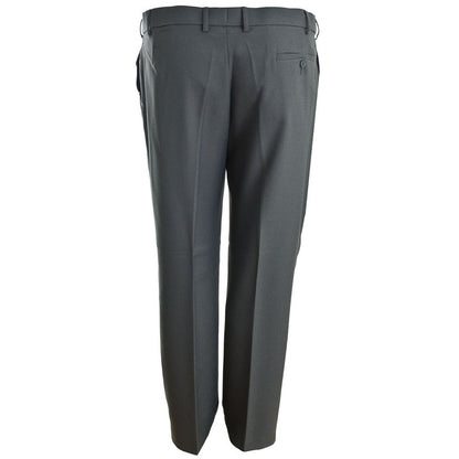 Plus Size Expand-A-Band Trousers Steel