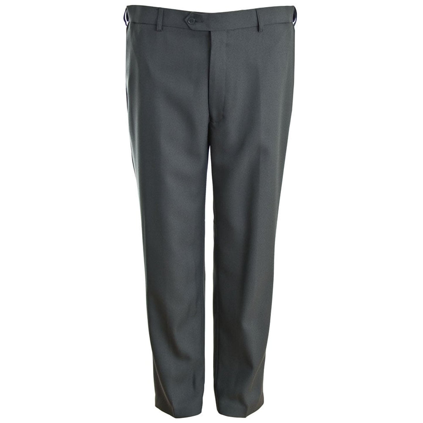 Plus Size Expand-A-Band Trousers Steel