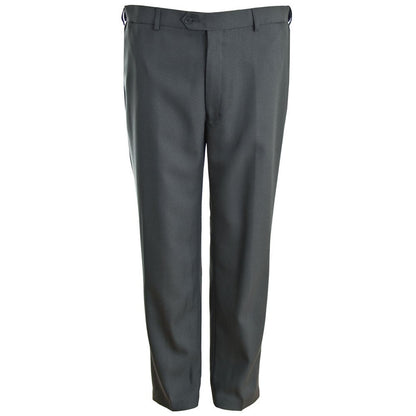 Plus Size Expand-A-Band Trousers Steel