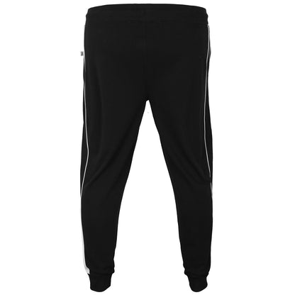 Sm4215 Crag Piped Panel Cuffed Joggers Black