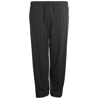 Plus Size  Pj092 Jersey Lounge Pants Black