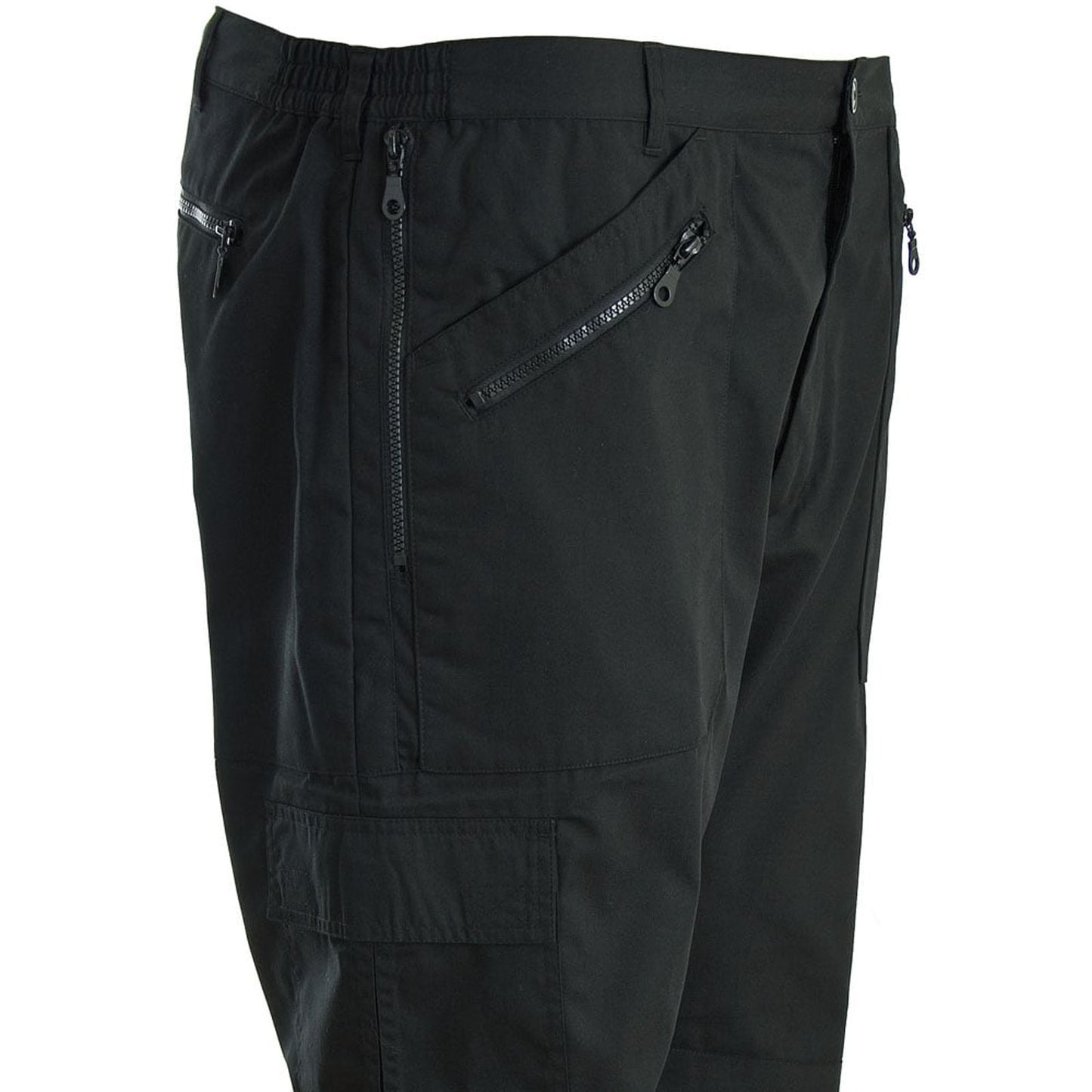 Plus Size Action Trousers Black