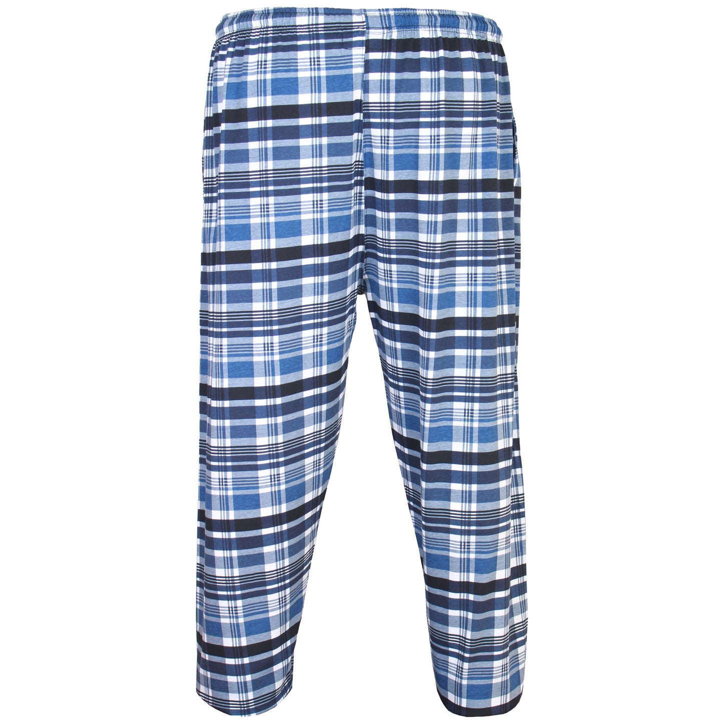 Kam Jeans Plus Size Lounge Pants Navy Check