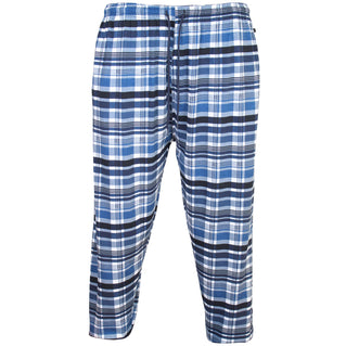 Kam Jeans Plus Size Lounge Pants Navy Check