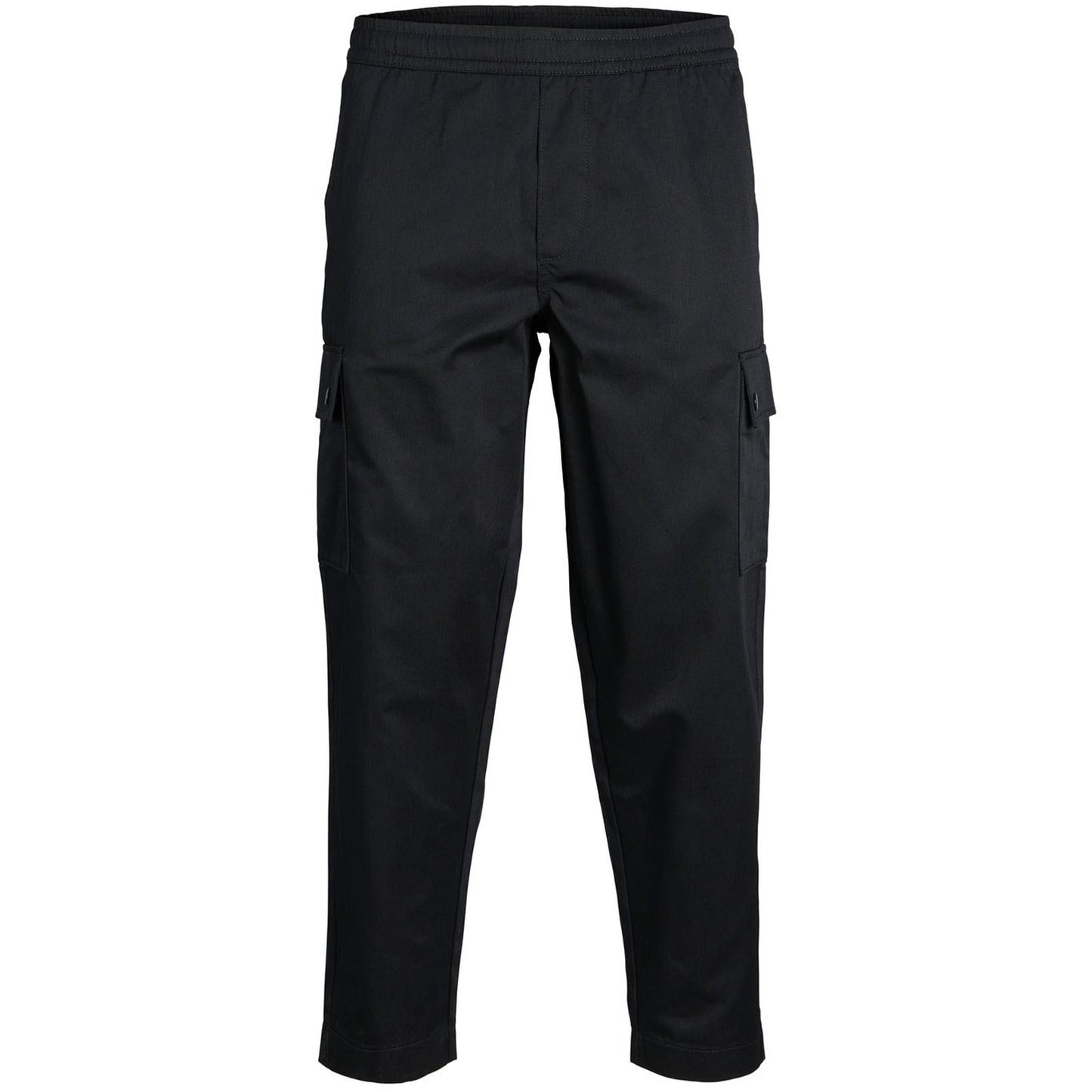 Jack & Jones Plus Size Bill Wide Fit Cargo Joggers Black