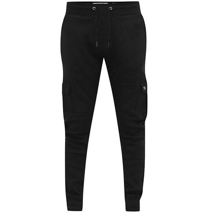 Plus Size Tilden Cargo Cuffed Joggers Black