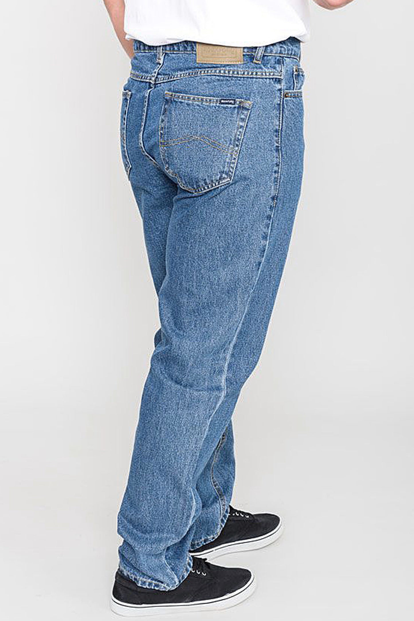 Plus Size Carlos Stretch Comfort Jeans Blue Stonewash