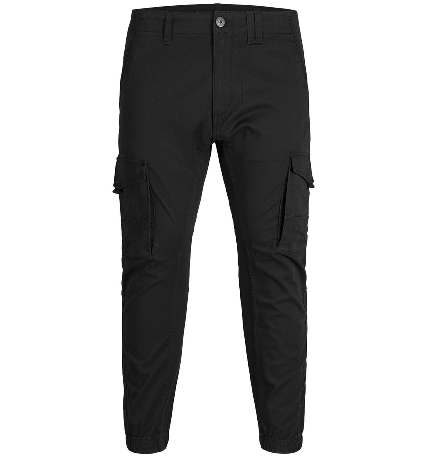 Plus Size Paul Flake Akm 542 Cargo Trousers Black