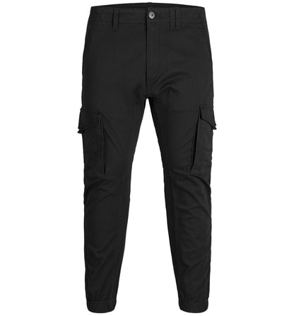 Plus Size Paul Flake Akm 542 Cargo Trousers Black